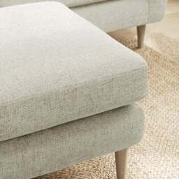 Sven Chunky Chenille Footstool - thumbnail 5