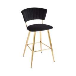 Kendall Bar Stool, Velvet - thumbnail 6