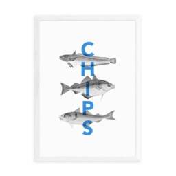 East End Prints Fish and Chips Print by Rocket Jack - thumbnail 2