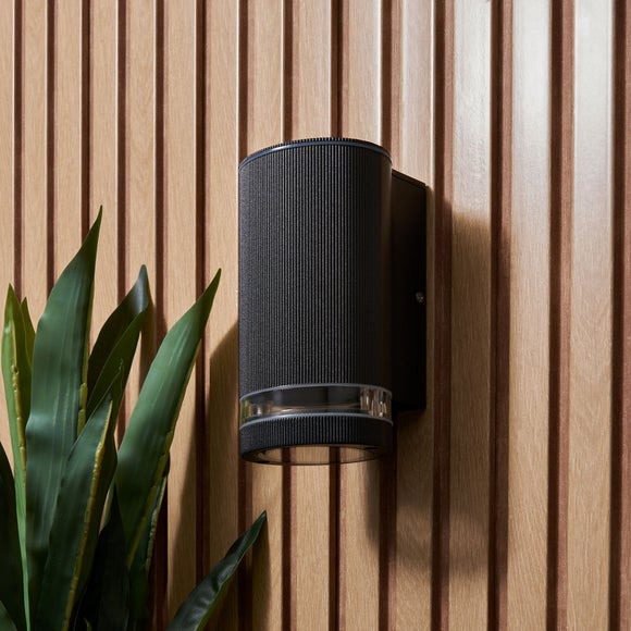 Hazel Ribbed Outdoor Wall Light - image 1