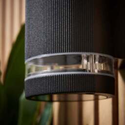 Hazel Ribbed Outdoor Wall Light - thumbnail 3