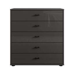 Wiemann Kahla Glass Fronted Large 5 Drawer Chest - thumbnail 2