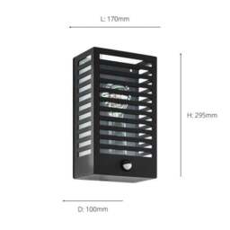 EGLO Alamonte Outdoor Sensor Wall Light - thumbnail 5