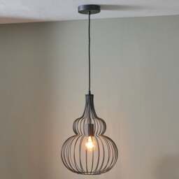 Dania Metal Shaped Wire Pendant Light - thumbnail 1