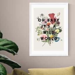 East End Prints Oh Baby It's A Wild World Print - thumbnail 1