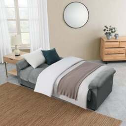 Margo Velvet with Storage Double Sofa Bed - thumbnail 2