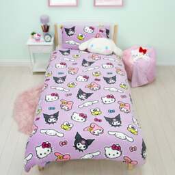 Hello Kitty Chill Fleece Duvet Cover & Pillowcase Set - thumbnail 1