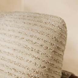 Malia Boho Stripe Chunky Wooden Occasional Armchair - thumbnail 4