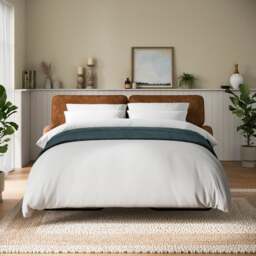 Beatrice II Relaxed Faux Leather 3 Seater Sofa Bed - thumbnail 1