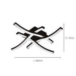 EGLO Cabezas E Large Flush Wall & Ceiling Light - thumbnail 3