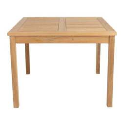 Teak Square Garden Dining Table - thumbnail 4