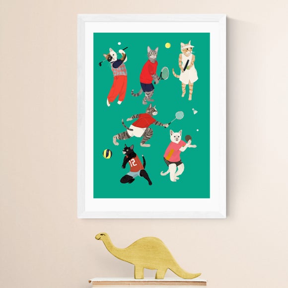East End Prints Cat Ball Sport Print - image 1