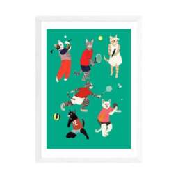 East End Prints Cat Ball Sport Print - thumbnail 2