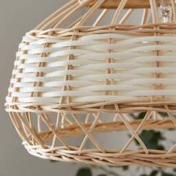 Carmen Rattan Easy Fit Pendant Shade - thumbnail 3