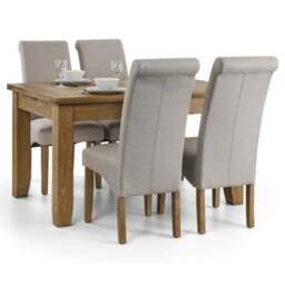 Rio Set Of 2 Scrollback Dining Chairs - thumbnail 4