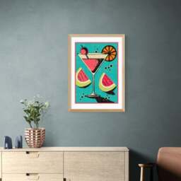 East End Prints Miami Cocktail Print by Jil White - thumbnail 1