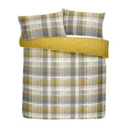 Dreams & Drapes Lodge Connolly Check 100% Brushed Cotton Duvet Cover & Pillowcase Set - thumbnail 3