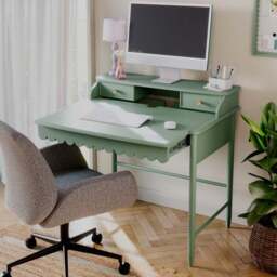 Remi Scalloped Small Step Up Desk - thumbnail 4