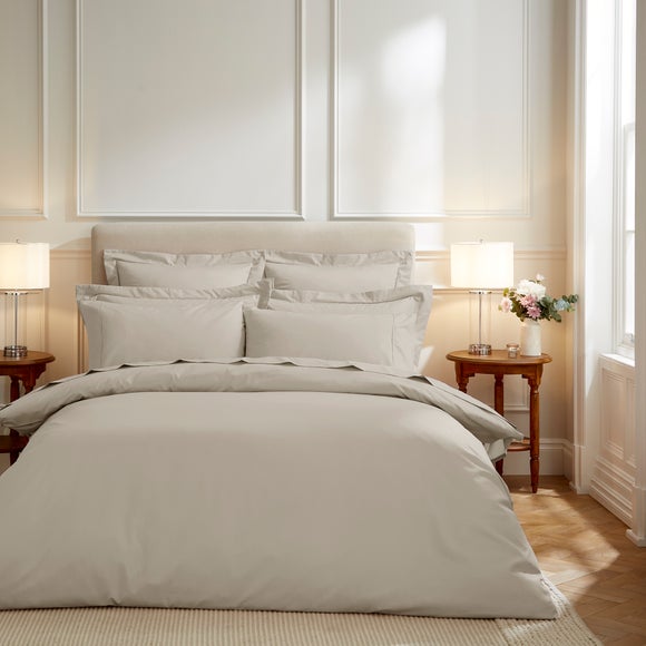Dorma Crisp & Fresh 400 Thread Count Egyptian Cotton Percale Duvet Cover - image 1