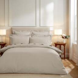 Dorma Crisp & Fresh 400 Thread Count Egyptian Cotton Percale Duvet Cover - thumbnail 1