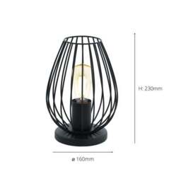 EGLO Newtown Mid Century Industrial Table Lamp - thumbnail 5