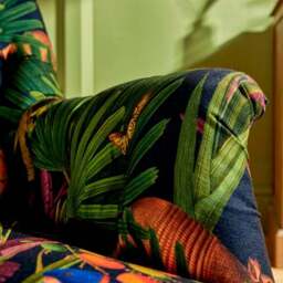 Bibury Buttoned Back Chair, Tropical Treasures Print - thumbnail 4