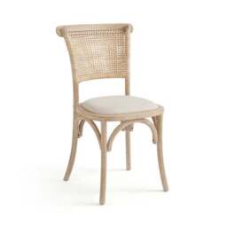 Xavi 6-8 Seater Extending Dining Table with 6 Florine Natural Dining Chairs - thumbnail 5