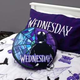 Wednesday Addams Round Cushion - thumbnail 2
