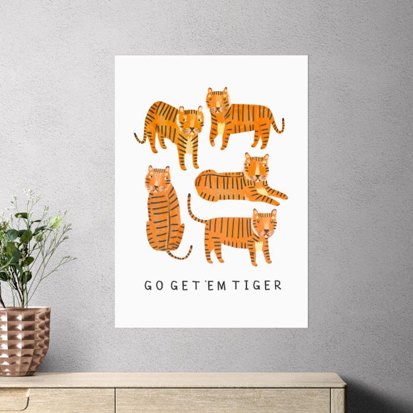East End Prints Go Tiger Print by Darcie Olley - image 1
