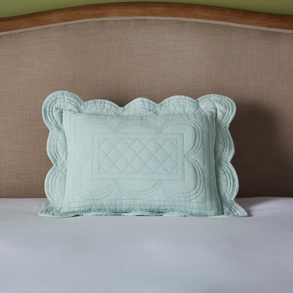 Dorma Soft Scalloped Rectangle Cushion - image 1