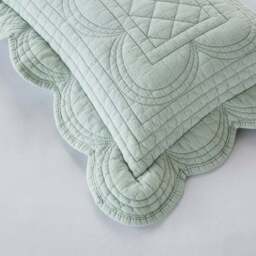 Dorma Soft Scalloped Rectangle Cushion - thumbnail 2
