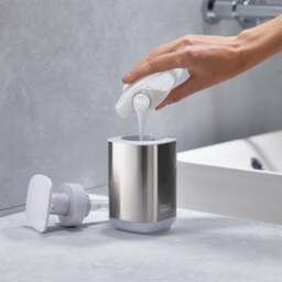 Joseph Joseph Presto Steel Soap Dispenser White - thumbnail 1
