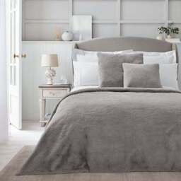 Dorma Purity Faux Fur Continental Pillowcase - thumbnail 2