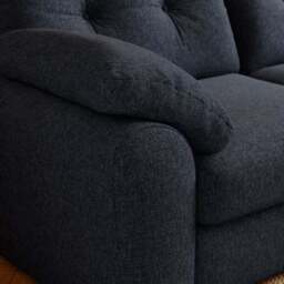 Milton Soft Chenille 3 Seater Sofa - thumbnail 4