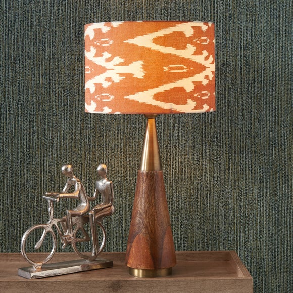 Lars Ikat Patterned Cylinder Lamp Shade - image 1