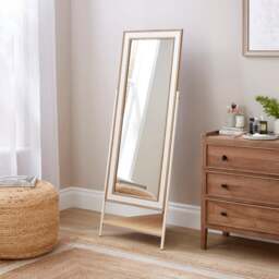 Olney Wooden Full Length Freestanding Mirror - thumbnail 1