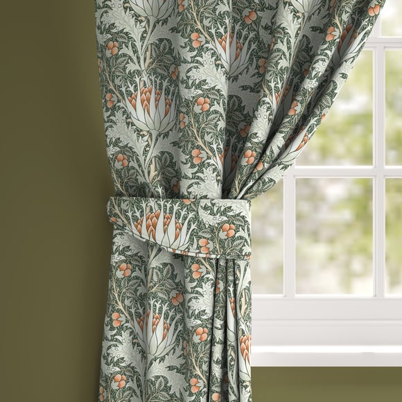 William Morris At Home Artichoke Velvet Made to Order Curtain Tieback - image 1