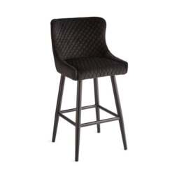 Montreal Counter Height Bar Stool, Velvet - thumbnail 6