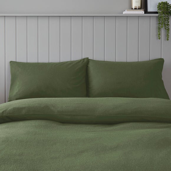 Soft & Cosy 100% Brushed Cotton Kingsize Standard Pillowcase Pair - image 1