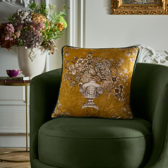 Laurence Llewelyn-Bowen Tuscan Holiday Velvet Square Cushion - image 1