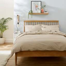 Pure Cotton Plain Dye Duvet Cover - thumbnail 1