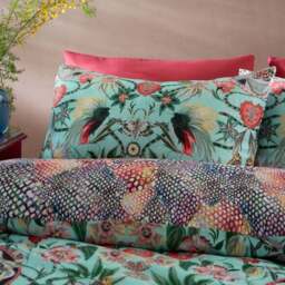 Matthew Williamson Mother Amazon 100% Cotton Duvet Cover & Pillowcase Set - thumbnail 2