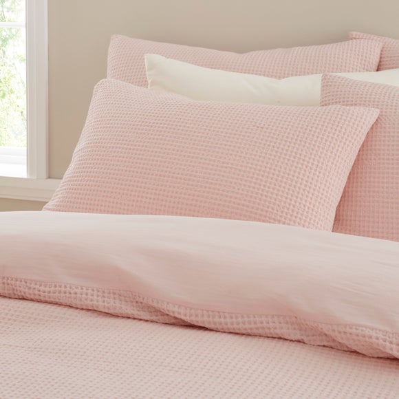 Ashton Cotton Waffle 100% Cotton Standard Pillowcase Pair - image 1
