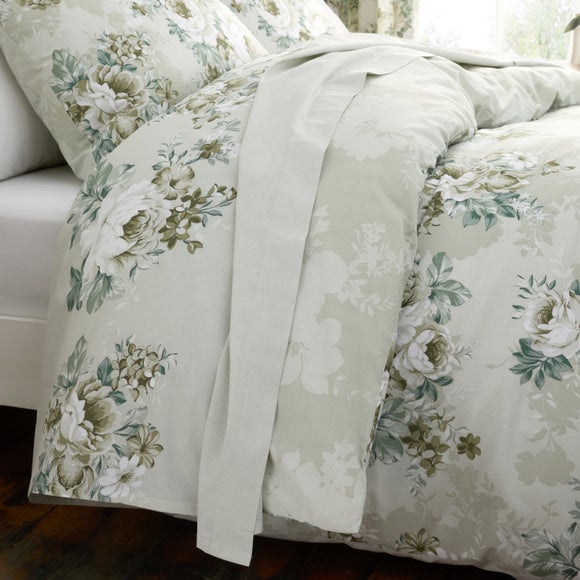 Darla Floral 100% Cotton Flat Sheet - image 1