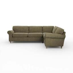 Flori Soft Chenille Corner Sofa - thumbnail 6