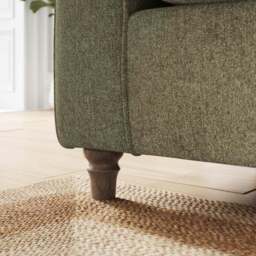 Flori Soft Chenille Corner Sofa - thumbnail 4