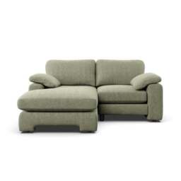 Magnus Vintage Soft Chenille Corner Chaise Sofa - thumbnail 6