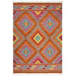 Roshni Kilim Wool Rug - thumbnail 5