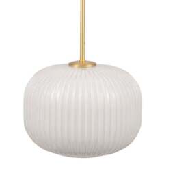 Bella Ribbed Squoval Pendant Light - thumbnail 4
