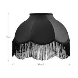 Carmona Fringed Lamp Shade - thumbnail 4